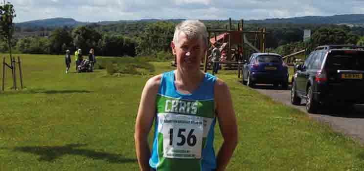 Chris smashes his target at Great North Run