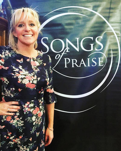 Joanne McGahon, was honoured to sing at the 150th anniversary of Scripture Union, on Songs of Praise TV episode. 