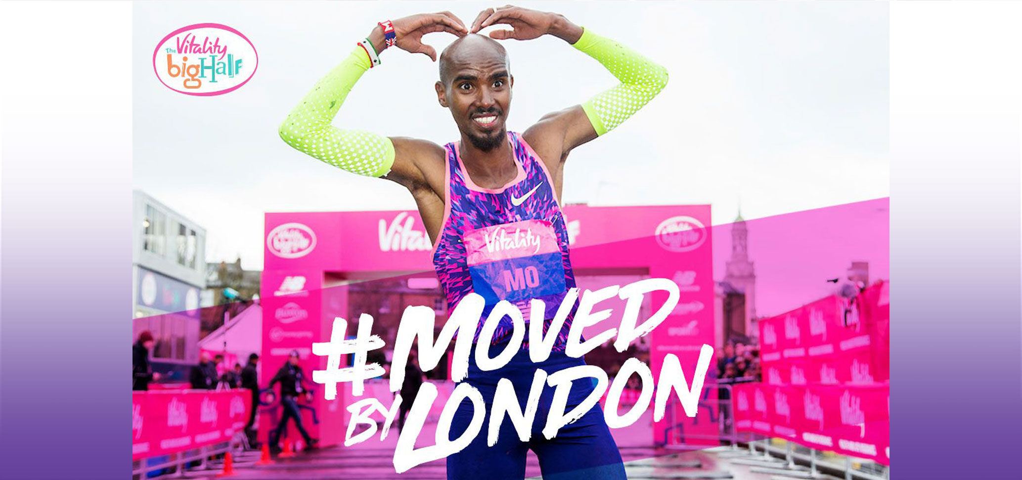 Last few places for Charity Runners in the Vitality Big Half Marathon with Sir Mo Farah.