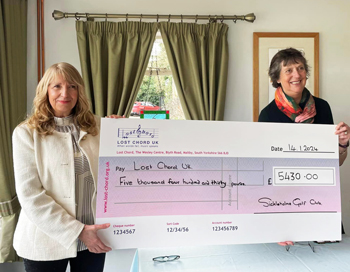 The Lady Members of Sickleholme Golf Club in Bamford have been working hard for a whole year to raise more than £5000 for Lost Chord UK.